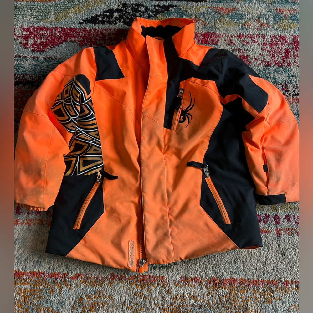 Spyder Ski Coat Orange 6